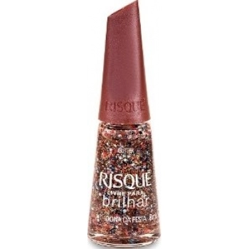 ESM RISQUE GLITTER LIVRE PARA BRILHAR 8ML DONA DA FESTA CX 6.0