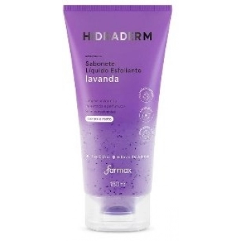 SAB LIQ FARMAX HIDRADERM 180ML ESFOL CORPO/ROSTO LAVANDA