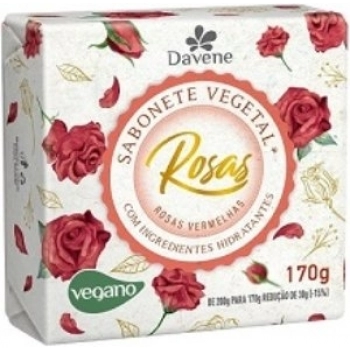 SAB VEGETAL ROSAS 170G VERMELHAS