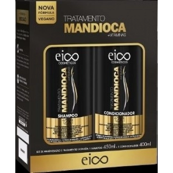 KIT EICO SH 450ML+COND 400ML MANDIOCA