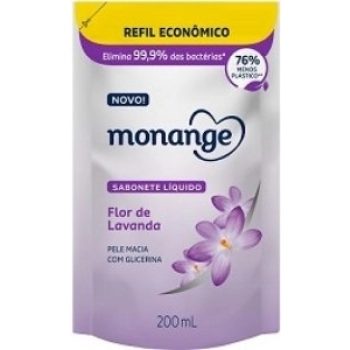 SAB LIQ MONANGE 200ML REFIL FLOR DE LAVANDA