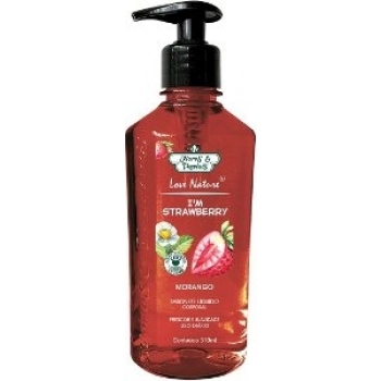 SAB LIQ FLORES E VEGETAIS 310ML MORANGO