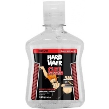 GEL HARD HAIR 240G FORTE C/ TAMPA INCOLOR