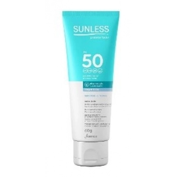 PROT SOLAR FACIAL SUNLESS FARMAX 60G FPS50 S/ COR