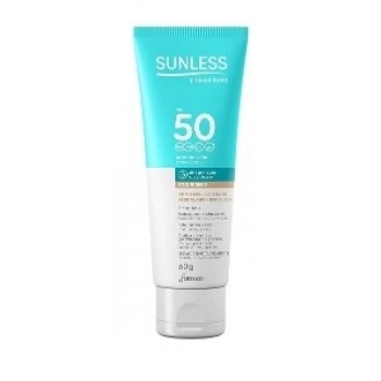 PROT SOLAR FACIAL SUNLESS FARMAX 60G FPS50 BEGE CLARO