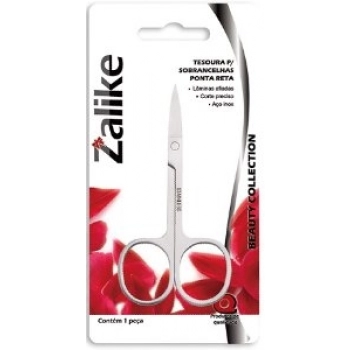 TESOURA SOBRANCELHA BEAUTY COLLECTION ZALIKE-PONTA RETA 815