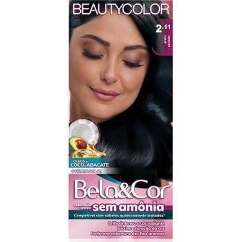 TINT BELA&COR S/AMONIA 2.11 PRETO AZULADO