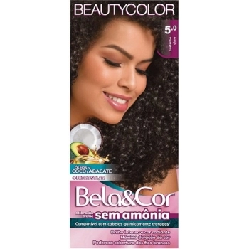 TINT BELA&COR S/AMONIA 5.0 CASTANHO CLARO