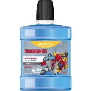 ENX BUCAL INF TRANSFORMERS POWERDENT 300ML TUTTI FRUTTI