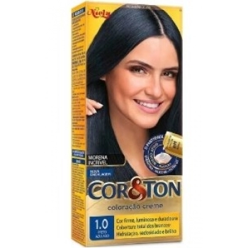 TINT COR&TON 1.0 PRETO AZULADO