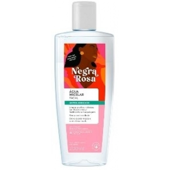 AGUA MICELAR NEGRA ROSA 200ML ANTIOLEOSIDADE