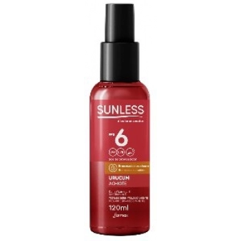 OLEO BRONZEADOR SUNLESS FARMAX 120ML FPS6 URUCUM