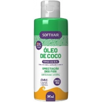 OLEO CAP CACHOS SOFT HAIR 50ML TIPOS 1/2/3/4 COCO