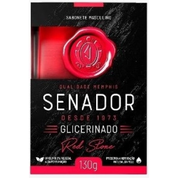 SAB SENADOR GLICERINADO 130G RED STONE