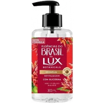 SAB LIQ LUX P/MAOS ESSEN DO BRASIL 300ML GLICERINA REVITALIZADOR BROMELIA