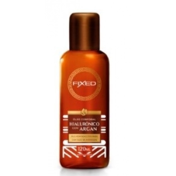 OLEO CORPORAL FIXED 120ML HIALURONICO COM ARGAN