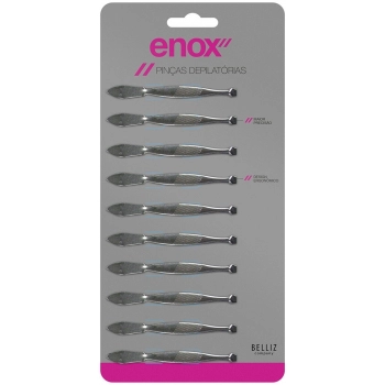 PINCA ENOX PONTA RETA CARTELA C/10 UNI - 746
