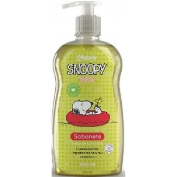 SAB LIQ COTTONBABY SNOOPY BABY 400ML GOTAS DE CAMOMILA