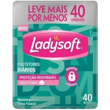 ABS PROT DIARIO LADYSOFT C/40 RESPIRAVEIS