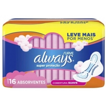 ABS ALWAYS SUPER PROT C/16 C/ABAS SUAVE LV+PG-