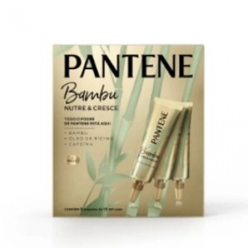 AMPOLA TRAT PANTENE 15ML C/03UN BAMBU NUTRE E CRESCE