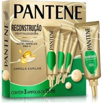 AMPOLA TRAT PANTENE 15ML C/03UN RECONSTRUCAO REVITALIZADORA