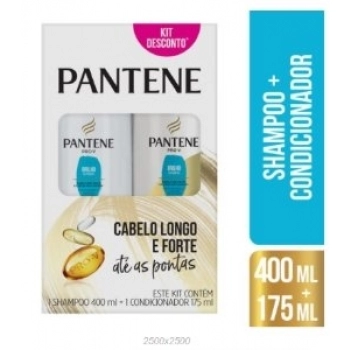 KIT PANTENE SH 400ML+COND 175ML BRILHO