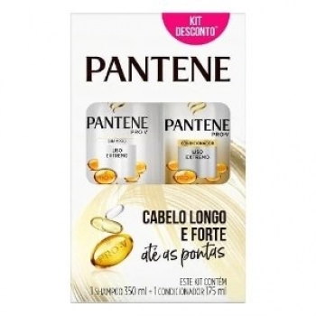 KIT PANTENE SH 350ML+COND 175ML LISO