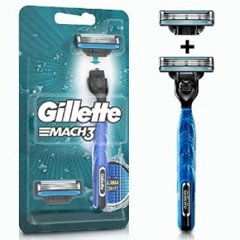 APAR BARBEAR GILLETTE MACH 3 ACQUA REG +2 CARGAS