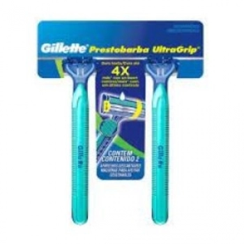APAR BARBEAR GILLETTE PRESTOBARBA 2 ULTRAGRIP FIXA 24UN + 02UN PREST 3