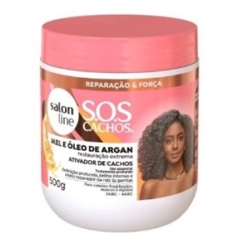 ATIV CACHOS S LINE SOS CACHOS 1KG MEL E OLEO DE ARGAN