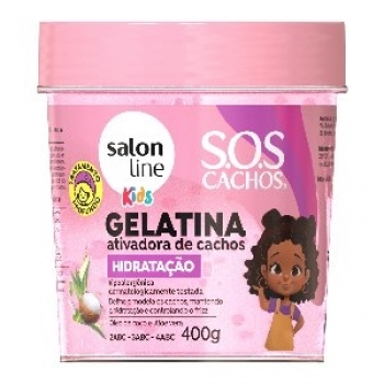 GELATINA S LINE SOS CACHOS 400G KIDS HIDRATACAO