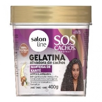 GELATINA S LINE SOS CACHOS 400G MANTEIGA DE KARITE