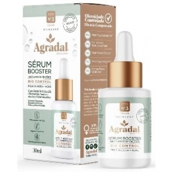 SERUM BOOSTER FACIAL AGRADAL 30ML BIO CONTROL ANTIOLEOSIDADE