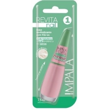 ESM IMPALA BL REVITA NAIL 7,5ML BASE REVITAL C/ FIBRAS ROSA SWEET CX 6.0