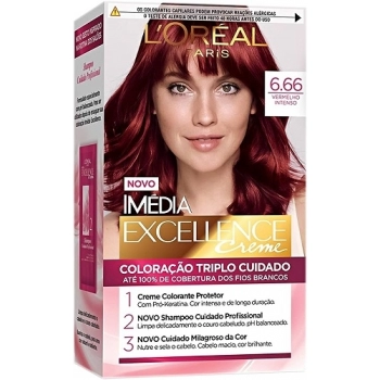TINT IMEDIA EXCELLENCE 6.66 LOURO ESC VERM INTENSO
