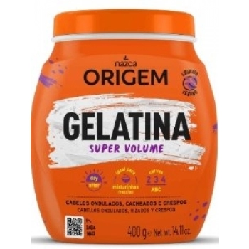 GELATINA CAP ORIGEM 400G SUPER VOLUME