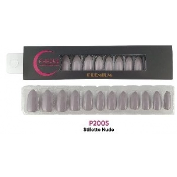 UNHAS FHACES STILETTO COLORS PREMIUM C/28 NUDE TUTU