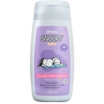 LOCAO HIDR COTTONBABY SNOOPY BABY 200ML HORA DE NINAR