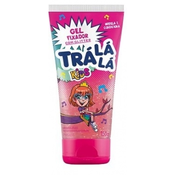 GEL FIXADOR C/GLITTER CAB E CORPO TRA LA LA 150G MAGICO