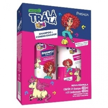 KIT TRA LA LA SH+COND KIDS 480ML HIDRAKIDS ROSA