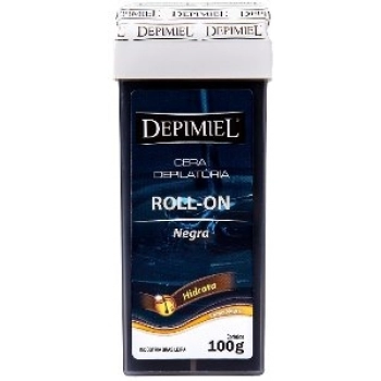 CERA DEPILATORIA ROLL ON DEPIMIEL 100G NEGRA