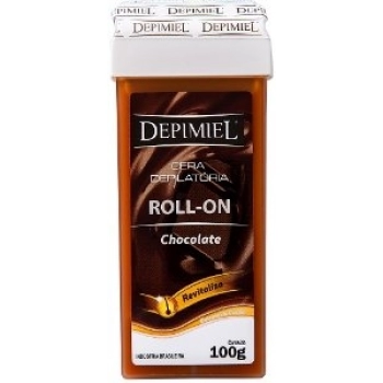 CERA DEPILATORIA ROLL ON DEPIMIEL 100G CHOCOLATE