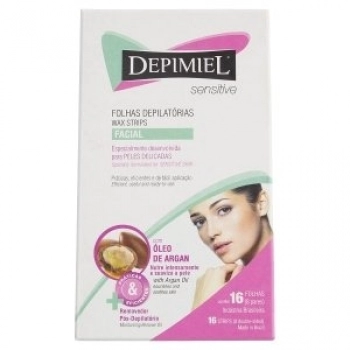 FOLHAS P/DEPILACAO FACIAL PRONTA DEPIMIEL 16FLS SENSITIVE