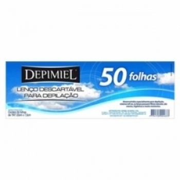 LENCO DESC P/DEPILACAO DEPIMIEL TNT 50FLS