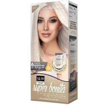 TINT PROBELLE SUPER BONITA 12.111 LOURO PLATINADO CINZA SUPER INTENSO