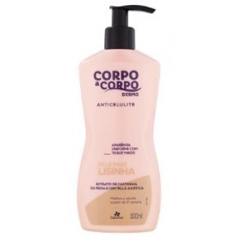 LOCAO CORPORAL CORPO A CORPO 300ML ANTICELULITE