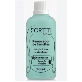 REMOVEDOR DE ESMALTE FORTTI BELLUCCI 100ML A BASE DE ACETONA