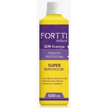 REMOVEDOR DE ESMALTE FORTTI BELLUCCI 500ML SEM ACETONA