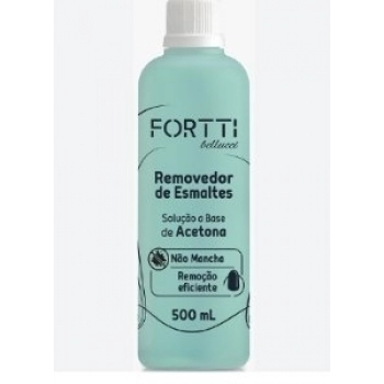 REMOVEDOR DE ESMALTE FORTTI BELLUCCI 500ML A BASE DE ACETONA